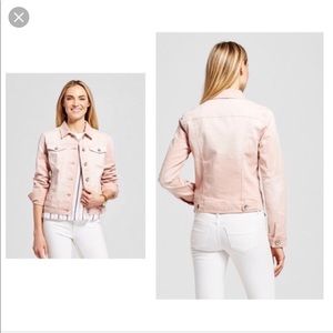 Blush Pink Denim Jacket